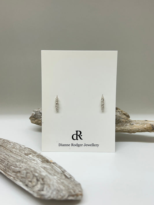 Boucles d'oreille Twist Stud earring, Fait en Outaouais Dianne Rodger 