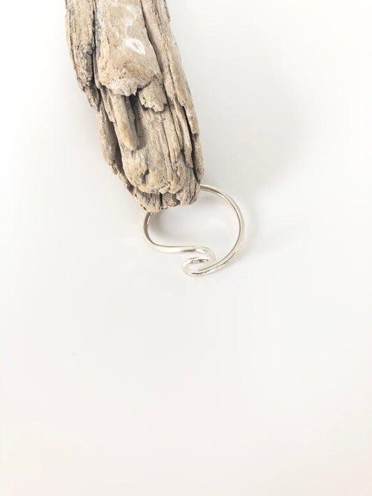 Bague Ocean Wave Argent 925 Fait en Outaouais W Jewellery GRW06925