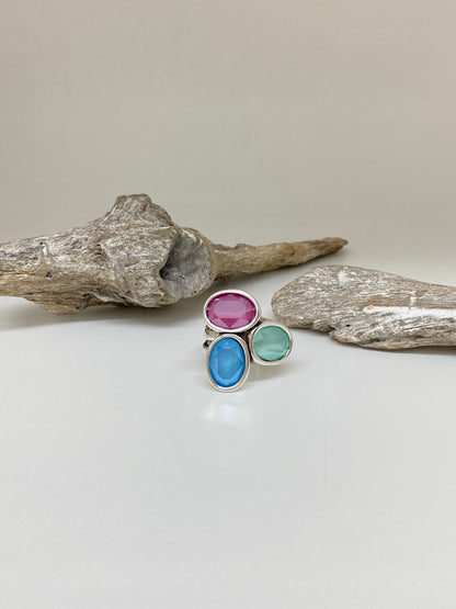 Bague Aleacion Fabriqué de manière Artisanale en Espagne an10591 Uno de 50
