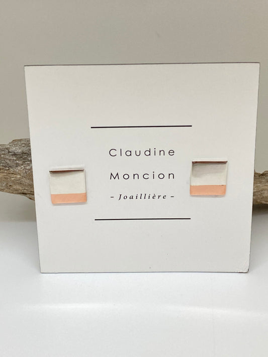 Shape Argent 925/Cuivre faites à la main à Montréal Ea_Sha02 Claudine Moncion