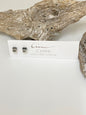 Boucles d'oreille Argent 925-Béton-Pierres Fait à Montréal pr040a