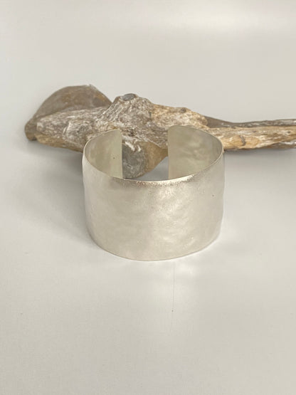 Bracelet Argent 925 Hammered Sterling Silver Cuff Hilary Druxman Winnipeg 39C1.2