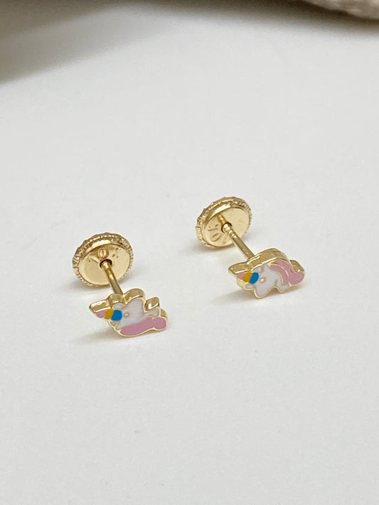 Boucles Fleurs Fait à la main en Italie 3223 Lune Argent ItalieBoucles Licorne Fait à la main en Italie 3223 Lune Argent Italie