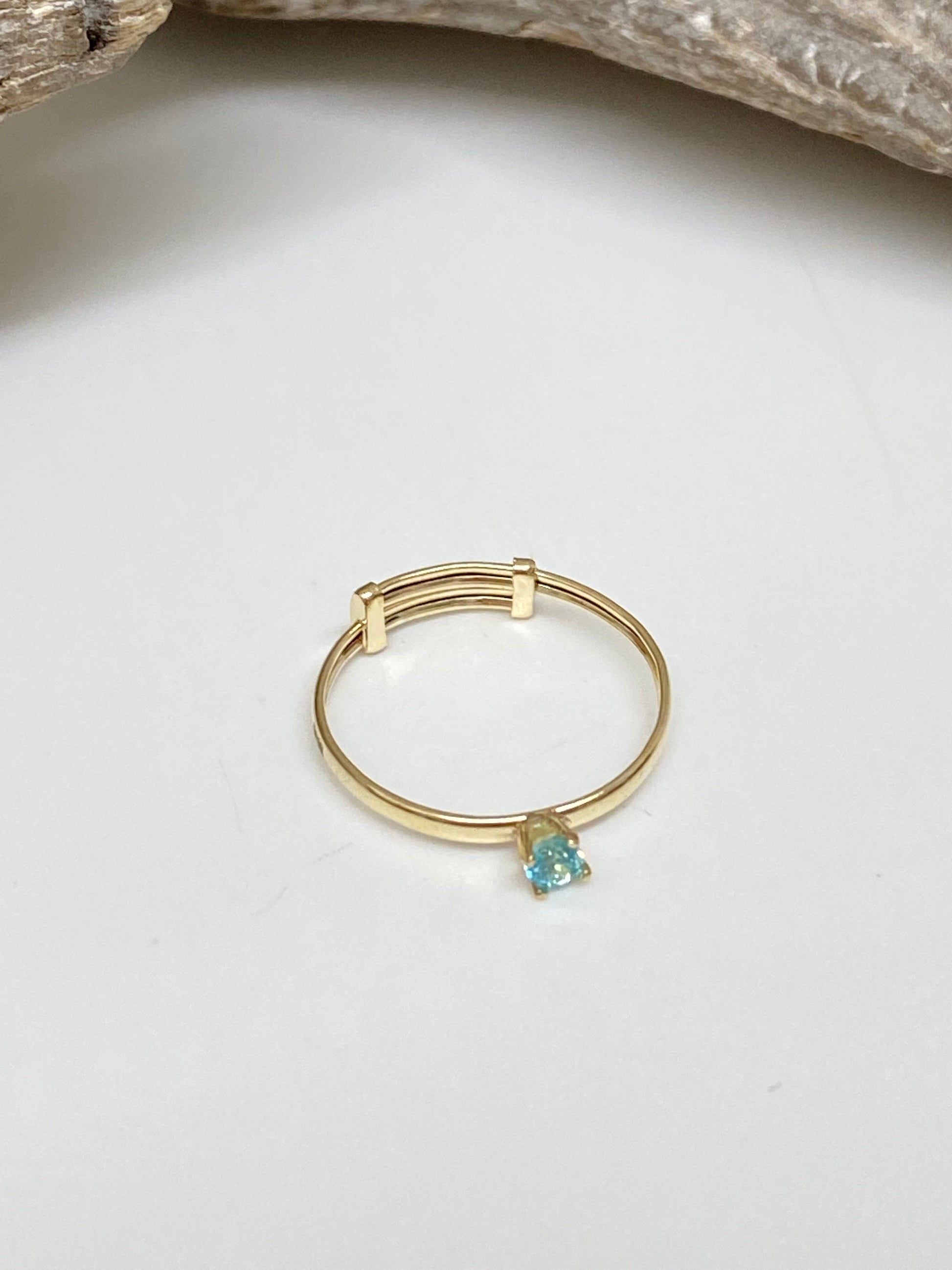 Bague Or 10 carats Fait à la main en Espagne 1055 Lune Argent  Espagne