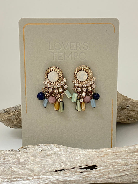 Boucles d'oreille Iris Chandelier, dessinée à Vancouver Lovers Tempo 1ss17001-mul