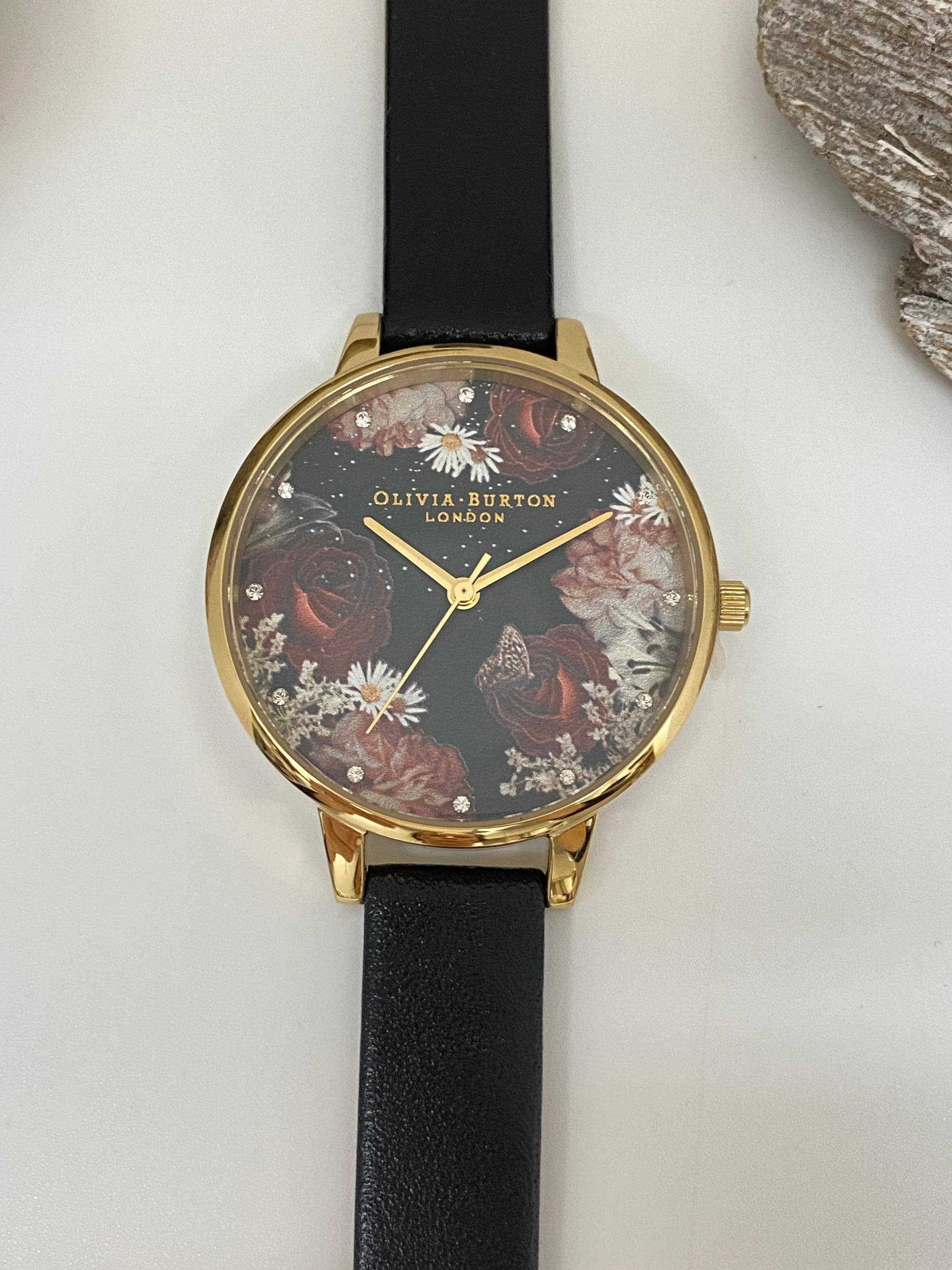 Montre Winter Blooms 30 mm Dessiné à Londres Olivia Burton ob16wg74