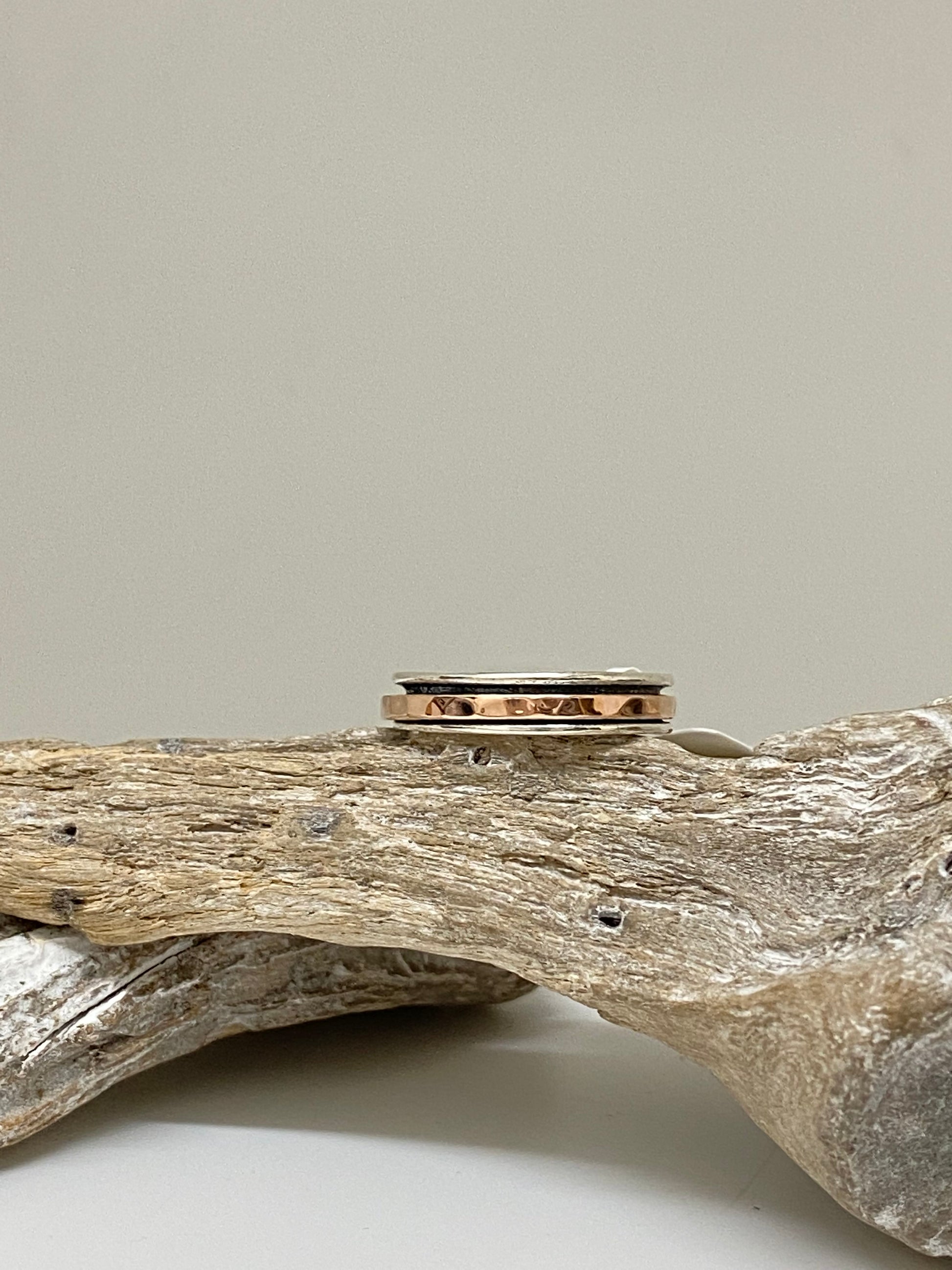 Bague Dharma Argent Meditation ring Toronto Dharma MR39R