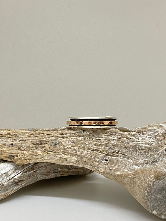 Bague Dharma Argent Meditation ring Toronto Dharma MR39R
