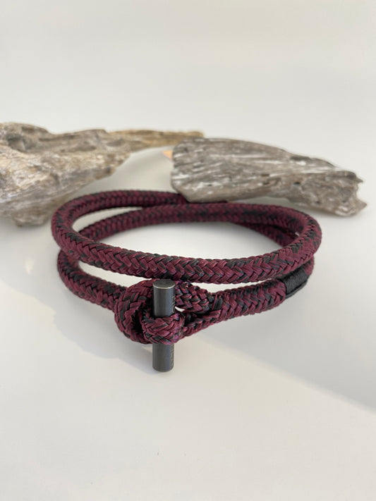 Bracelet Tiny Ted Purple Black Large Pig&Hen Amsterdam