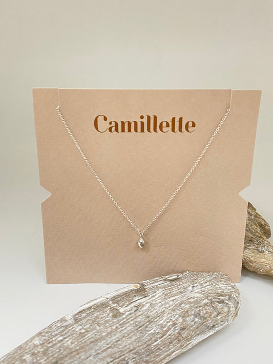 Collier Paisley Argent 925 Fait à la main à Montréal  Camillette