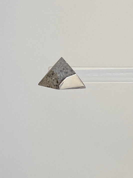 Boucles Pyramides Béton-Argent 925 Fait à Montréal PBT08A CATRIE